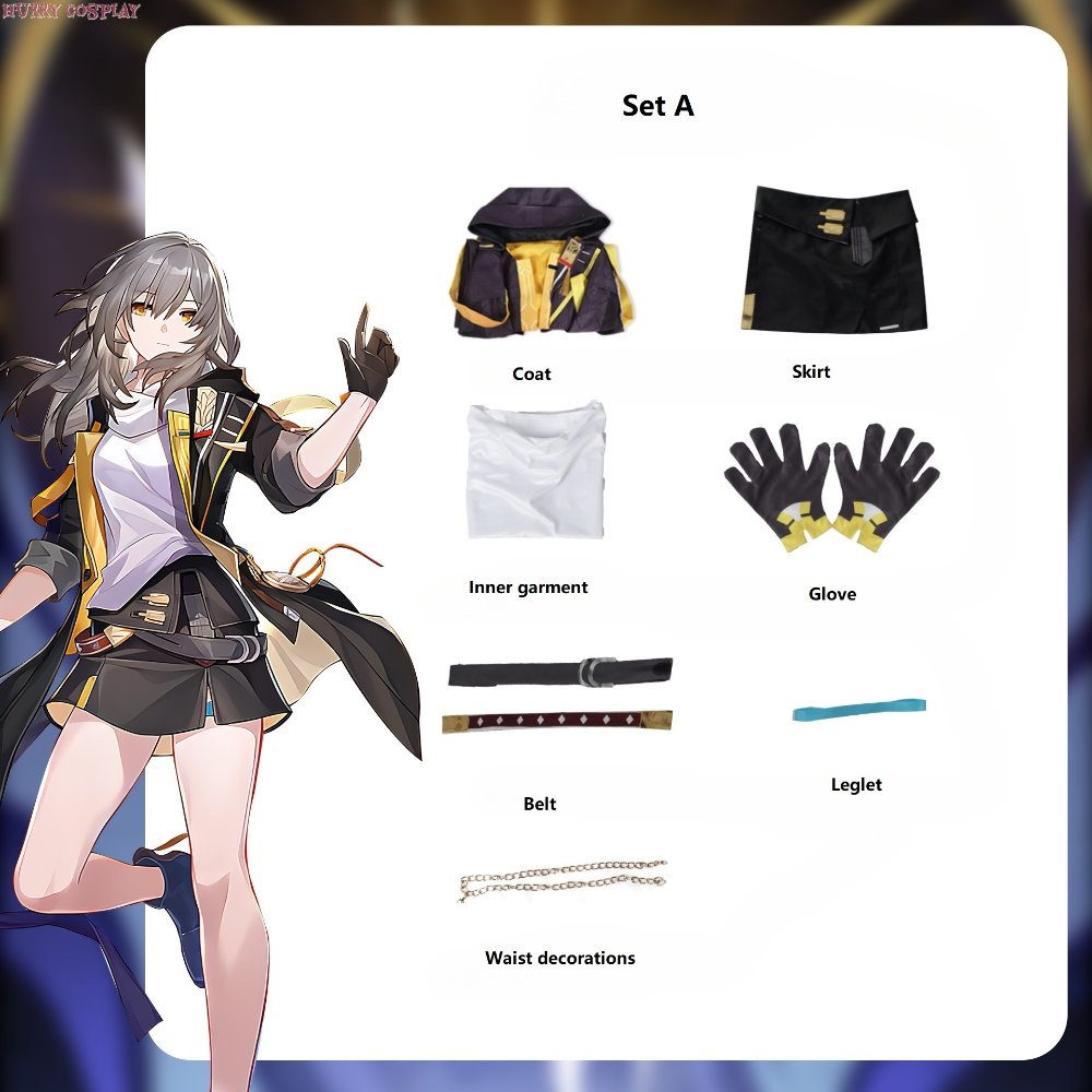 Game Cosplay,Honkai: Star Rail,Honkai Star Rail Trailblazer Women Cosplay Costume